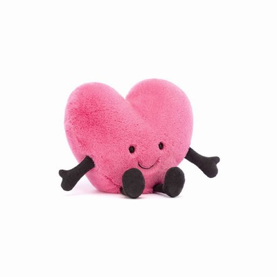 Jellycat Pink Heart USA | 42579NCRE